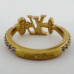 Louis Vuitton Ring LV Iconic Rhinestone Gold — view 5