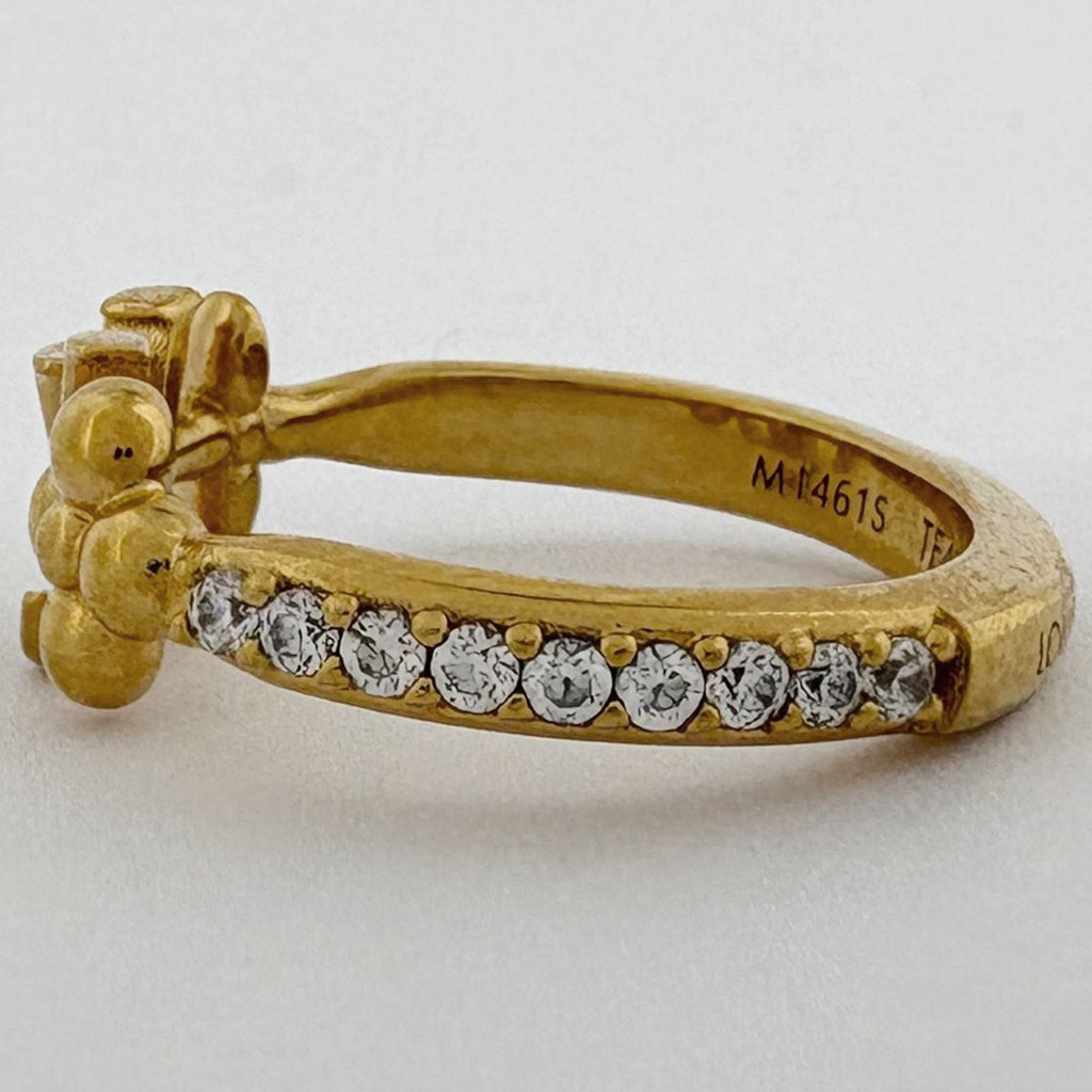 Louis Vuitton Ring LV Iconic Rhinestone Gold — view 4