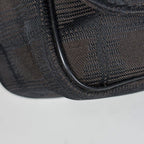 Chanel New Travel Line Waist Bag Nylon Jacquard Dark Brown — view 3