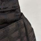Chanel New Travel Line Waist Bag Nylon Jacquard Dark Brown — view 5