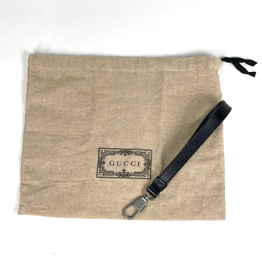 Gucci GG Pattern Shoulder Bag 2-Way Black — view 7
