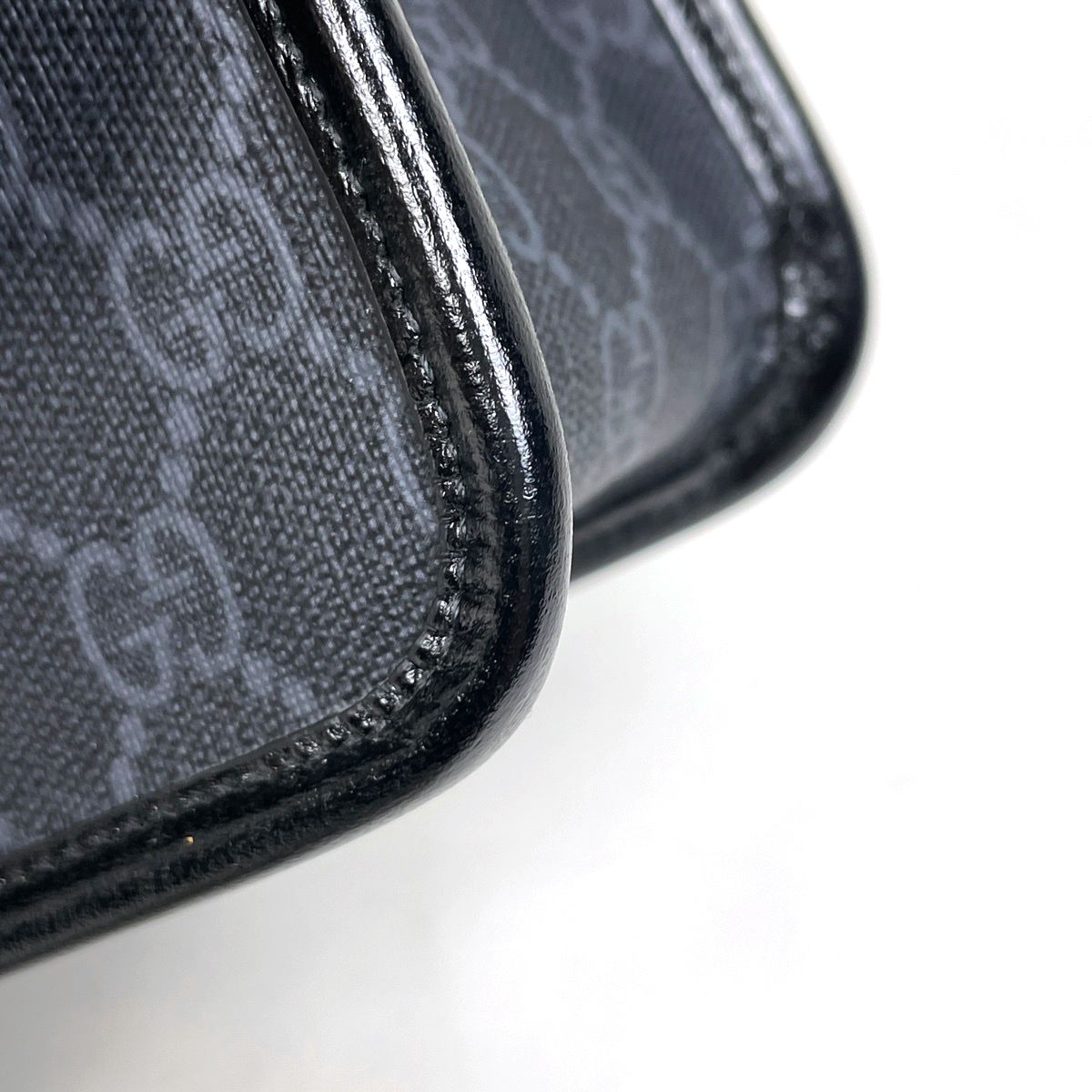 Gucci GG Pattern Shoulder Bag 2-Way Black — view 3