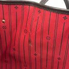 Louis Vuitton Neverfull MM Shoulder Bag Tote Damier Brown — view 8