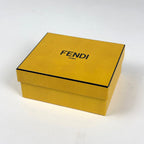 Fendi Baguette Micro Trifold Wallet Leather Yellow — view 7