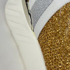 Louis Vuitton Logo Socks Sneakers Aftergame Line Shoes Fabric Gold — view 5
