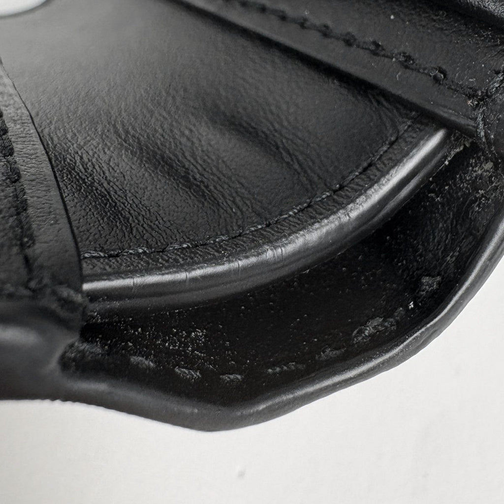 Bottega Veneta Intrecciato Bifold Wallet with Coin Purse Leather Black — view 5