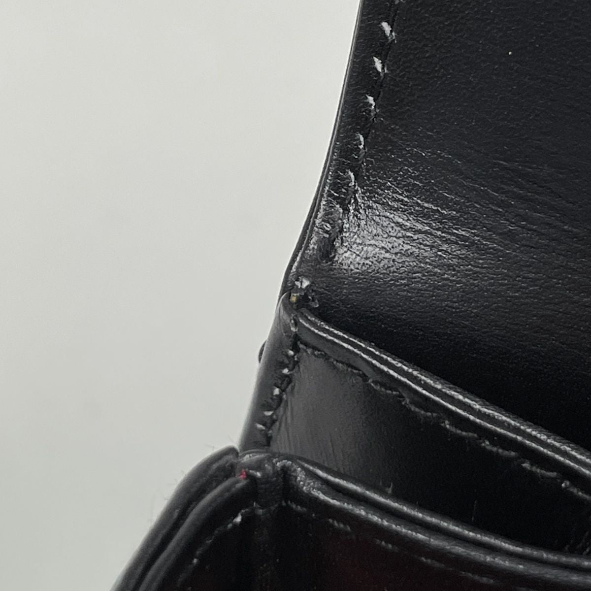 Gucci Top Handle Bag 2-Way Leather Black — view 6