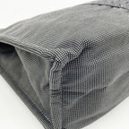 Hermes Second Her Line Gray Canvas Clutch — view 4