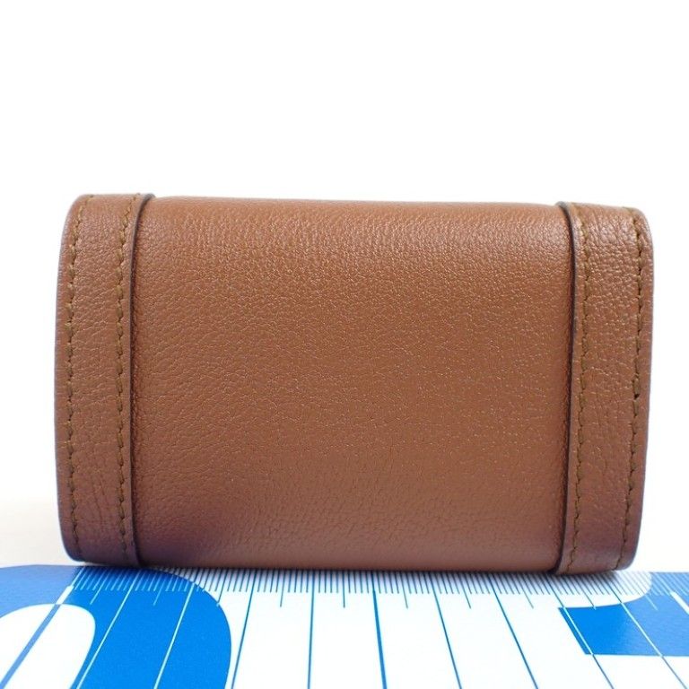 Gucci Key Case Bamboo GG Marmont Diana Brown Leather 6 Rows Gold Key Holder — view 2