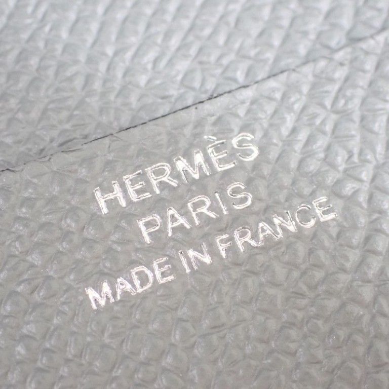 Hermes Notebook Cover Agenda GM Navy Gray Epsom Bicolor — view 5