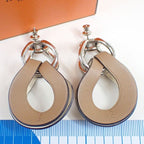 Hermes Earrings Villevolt Chai Nata SS Voswift Silver — view 2