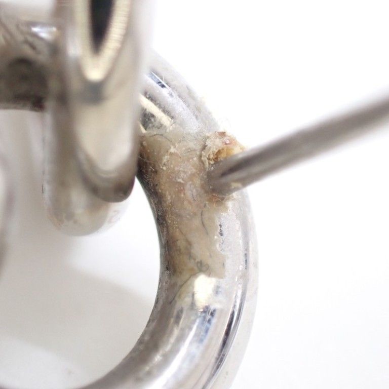 Hermes Earrings Villevolt Chai Nata SS Voswift Silver — view 4