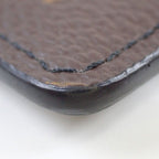 Louis Vuitton Card Case Neo Holder Brown Black Monogram Macassar — view 3