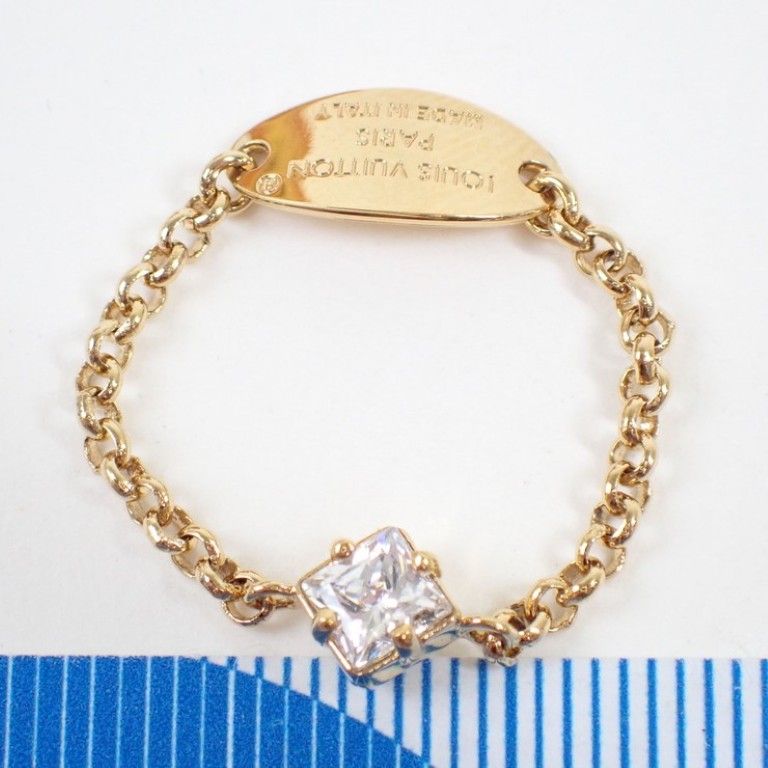 Louis Vuitton Ring Set LV Gold Metal — view 7