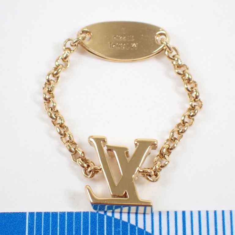 Louis Vuitton Ring Set LV Gold Metal — view 4