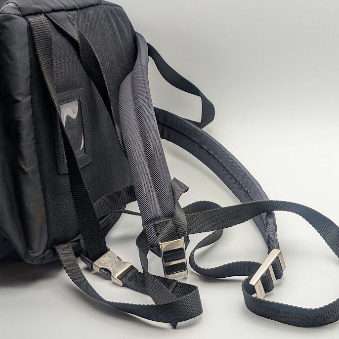 Prada Tessuto Nylon Backpack Black Triangle Logo — view 5