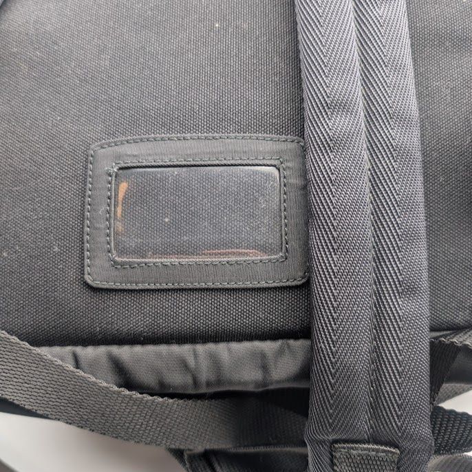 Prada Tessuto Nylon Backpack Black Triangle Logo — view 7