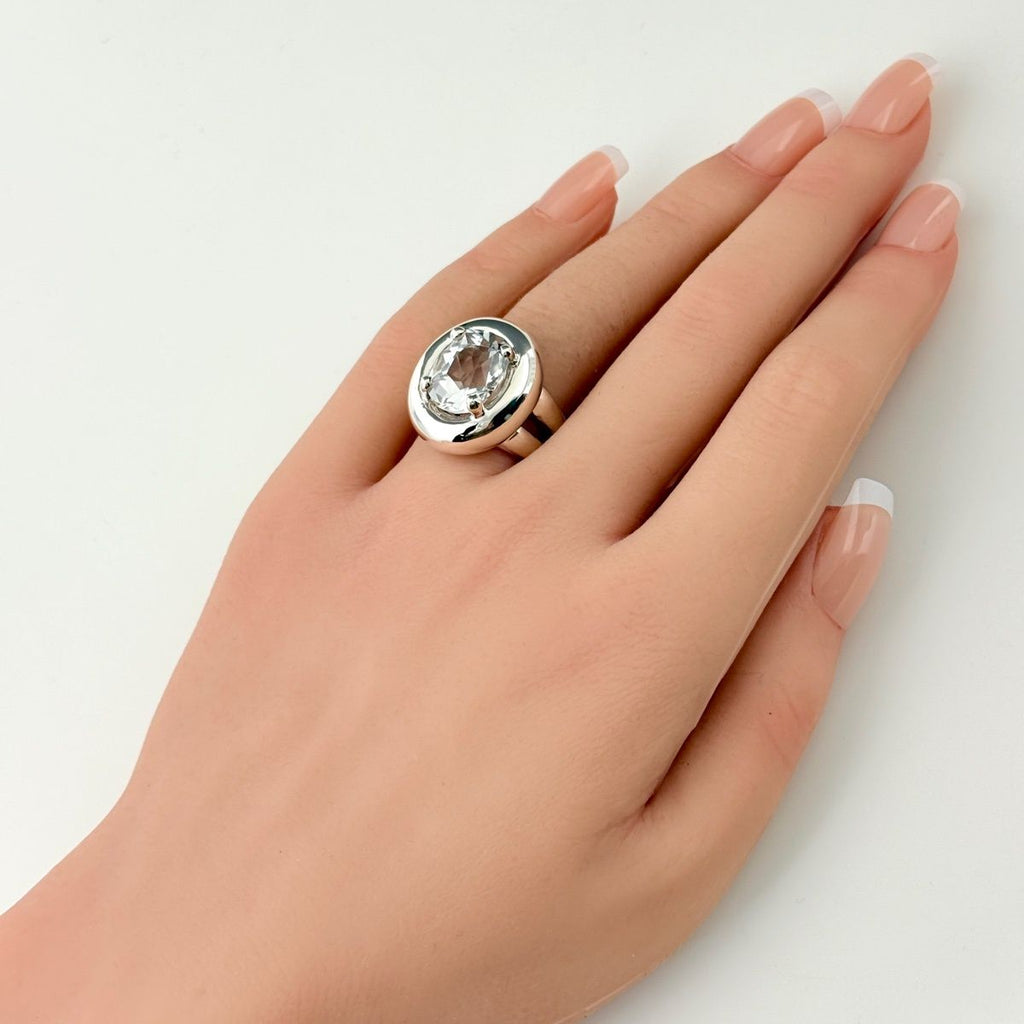 Hermes Gaucho Ring Silver Topaz — view 8