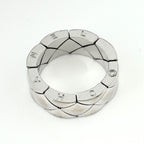 Chanel Quilted Ring Ation on the metal. — view 4