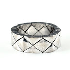 Chanel Quilted Ring Ation on the metal. — view 2
