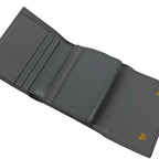 Celine Trifold Wallet Small Gray Leather — view 4