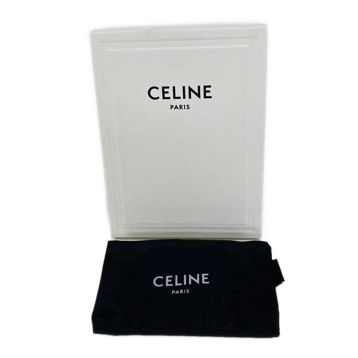 Celine Trifold Wallet Small Gray Leather — view 7
