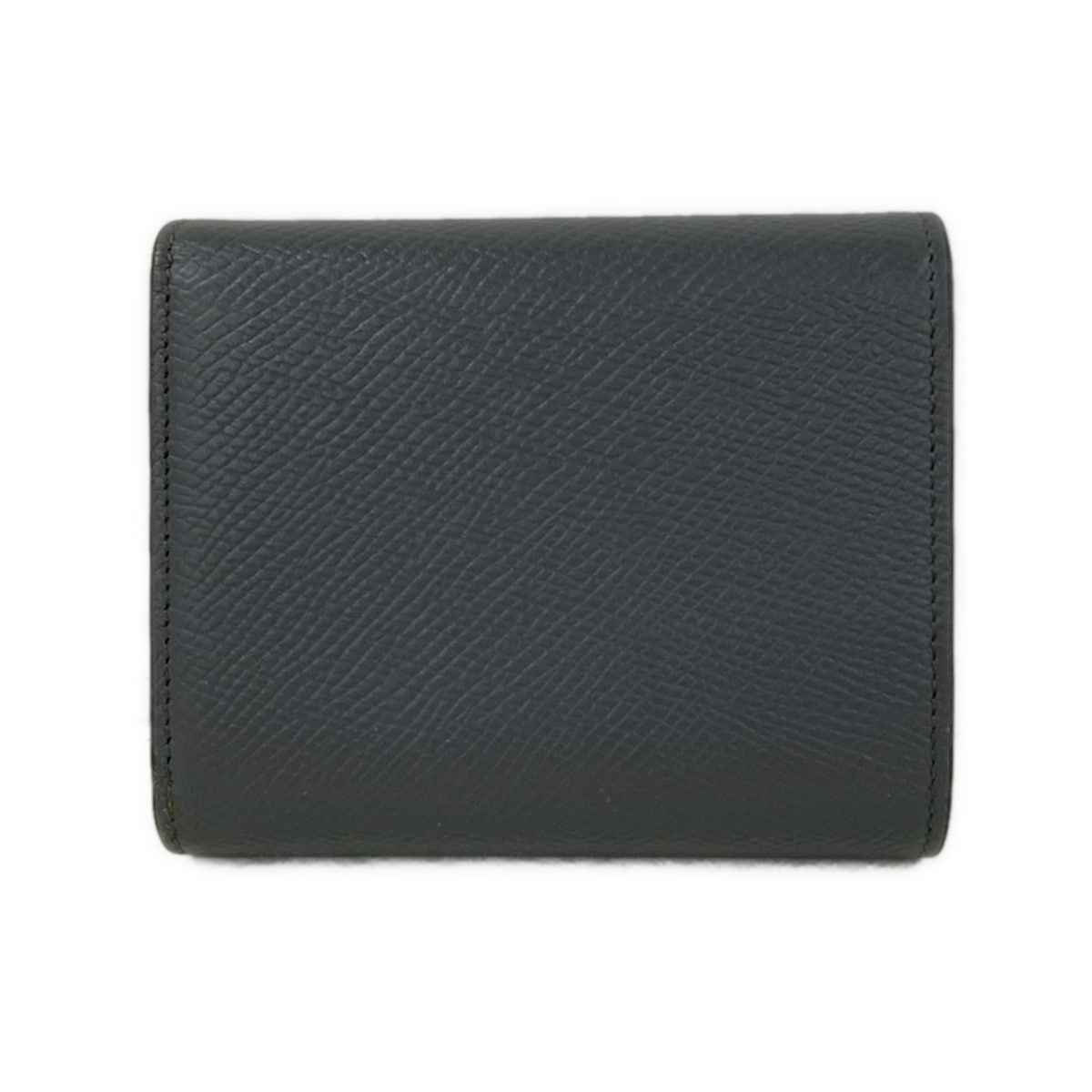 Celine Trifold Wallet Small Gray Leather — view 2