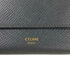 Celine Trifold Wallet Small Gray Leather — view 6