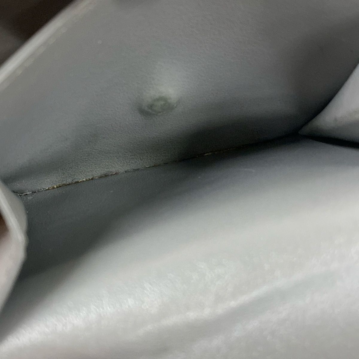 Celine Trifold Wallet Small Gray Leather — view 5