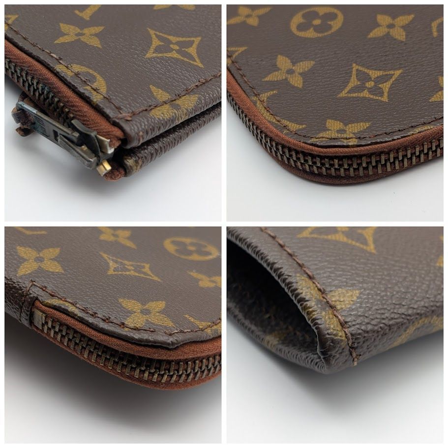 Louis Vuitton Poche Document Monogram Vintage Clutch — view 4
