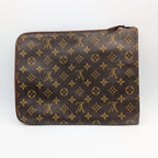 Louis Vuitton Poche Document Monogram Vintage Clutch — view 2