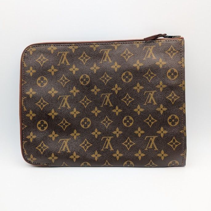 Louis Vuitton Poche Document Monogram Vintage Clutch — view 2