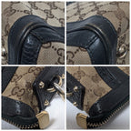 Gucci GG Canvas 2-Way Shoulder Bag with Charm — view 8