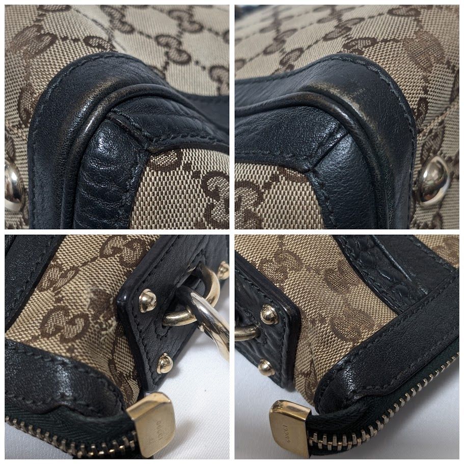 Gucci GG Canvas 2-Way Shoulder Bag with Charm — view 8