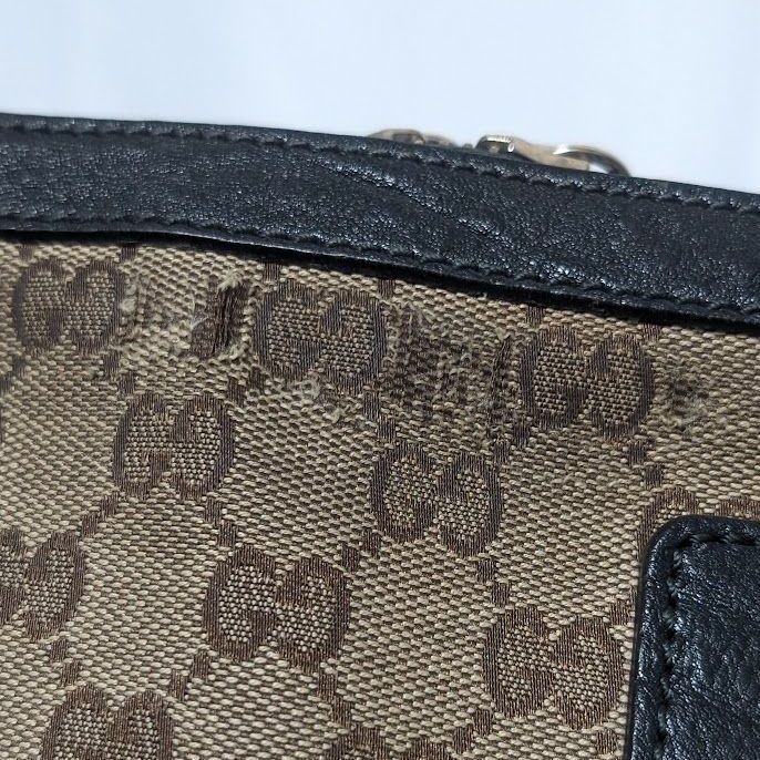 Gucci GG Canvas 2-Way Shoulder Bag with Charm — view 5