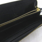 Louis Vuitton Zippy Wallet Zip Around Monogram Empreinte Leather Noir Black Gold — view 6
