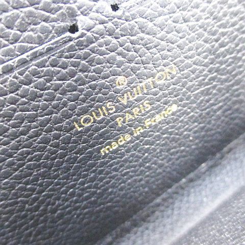 Louis Vuitton Zippy Wallet Zip Around Monogram Empreinte Leather Noir Black Gold — view 5