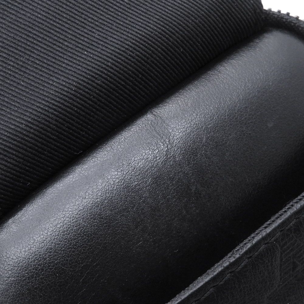 Louis Vuitton Shoulder Bag Monogram Shadow Double Phone Pouch Black — view 8