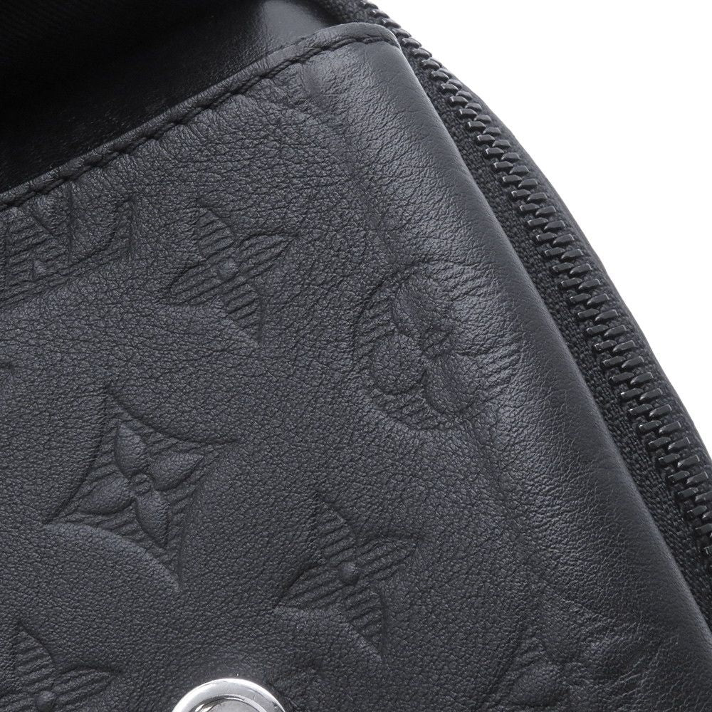 Louis Vuitton Shoulder Bag Monogram Shadow Double Phone Pouch Black — view 9