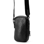 Louis Vuitton Shoulder Bag Monogram Shadow Double Phone Pouch Black — view 2