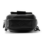 Louis Vuitton Shoulder Bag Monogram Shadow Double Phone Pouch Black — view 3