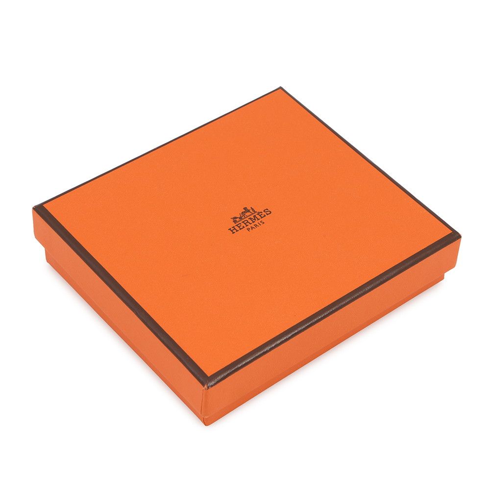 Hermes Coin Case Azap Compact Silk in Gold Silver Color Wallet — view 9