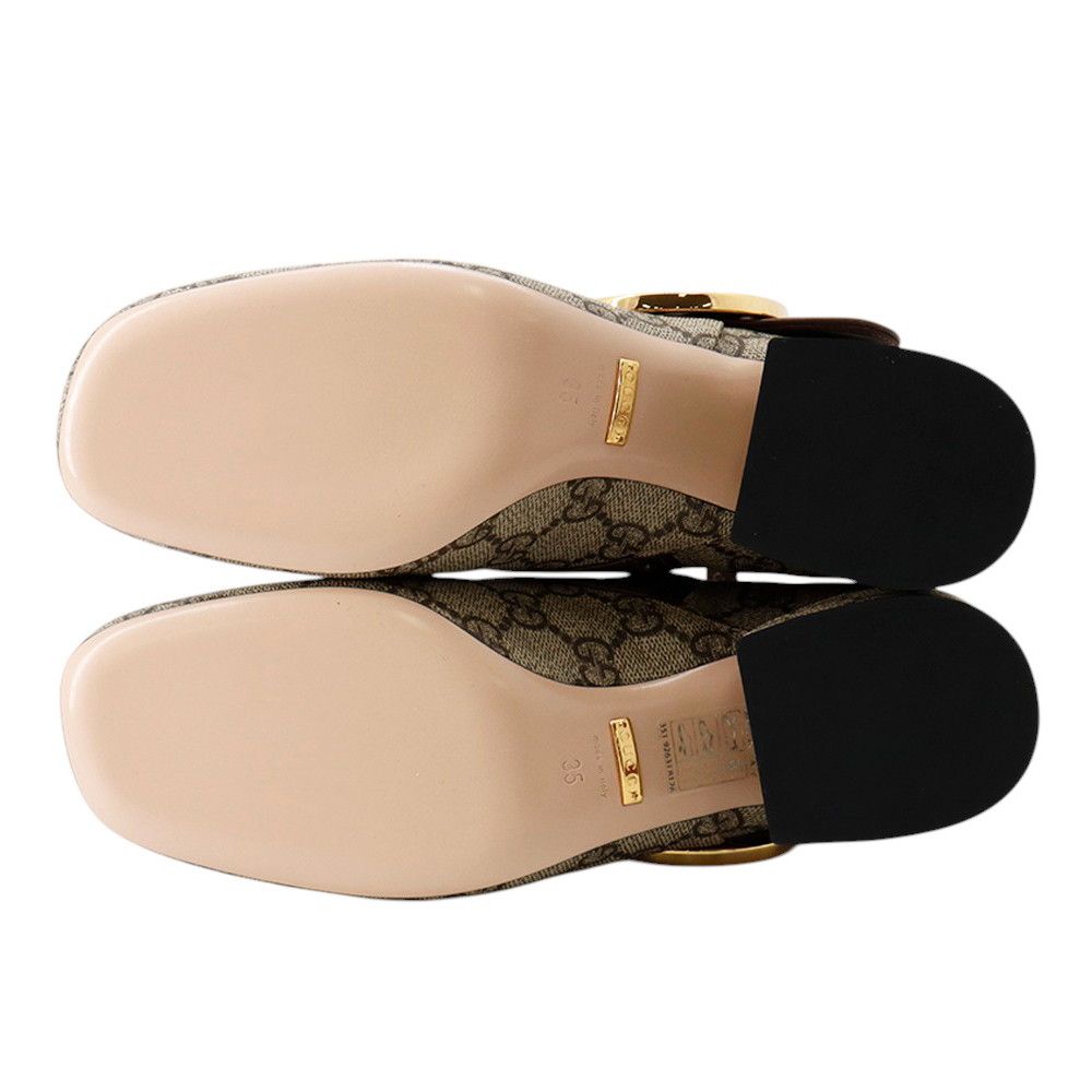 Gucci Boots Blanc Ankle GG Supreme Leather 35 Shoes — view 4