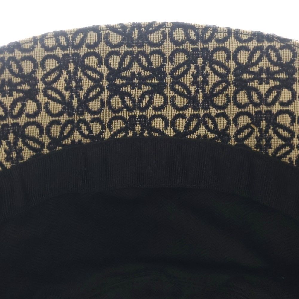 Loewe Anagram Jacquard Bucket Hat Navy — view 6