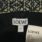 Loewe Anagram Jacquard Bucket Hat Navy — view 7