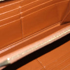 Celine Embossed Wallet Triomphe Logo Brown — view 4