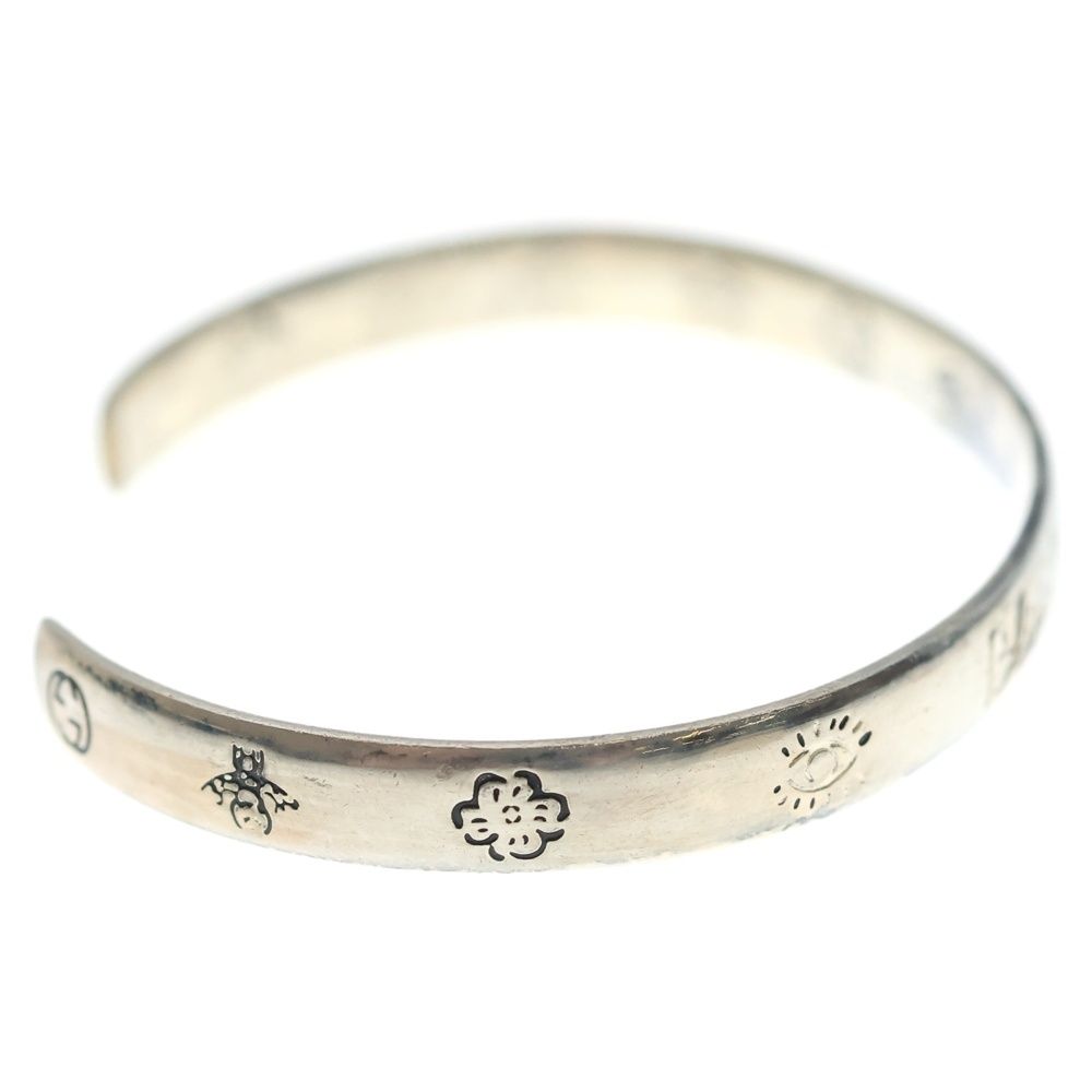 Gucci Blind for Love Bangle Bracelet Silver — view 3
