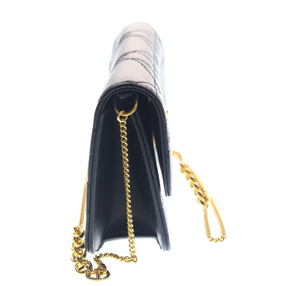 Dior Miss Caro Cannage Chain Shoulder Bag Black — view 3