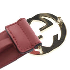Gucci Interlocking Leather Belt Pink Gold — view 6