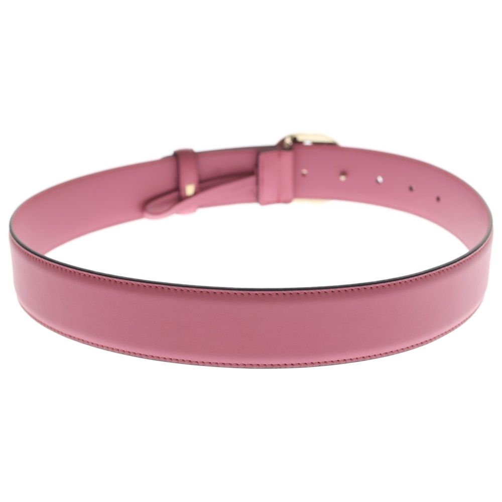 Gucci Interlocking Leather Belt Pink Gold — view 2
